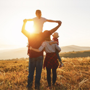 Family supporting loved one in outpatient recovery